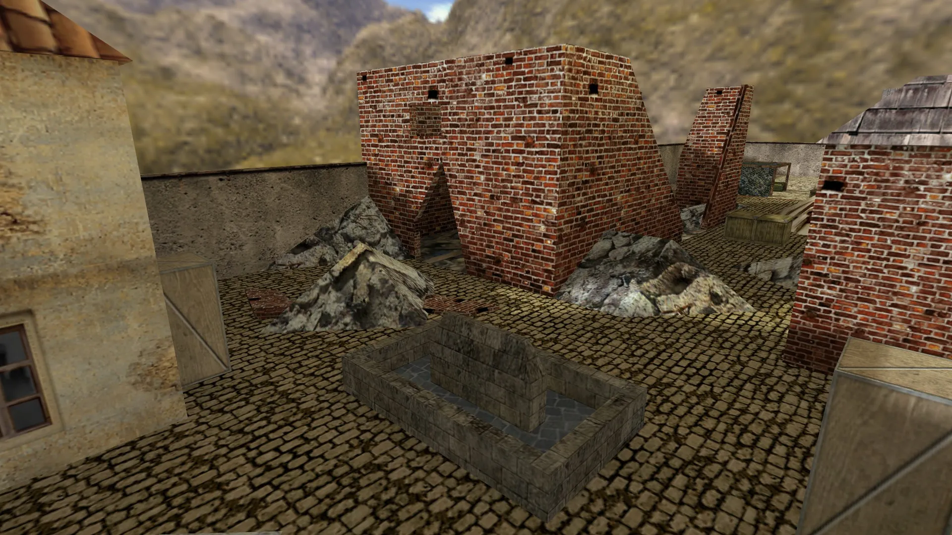 Скриншот  de_crazytank для CS 1.6: тактика за Т/КТ, точки, навигация ботов и оптимизация карты