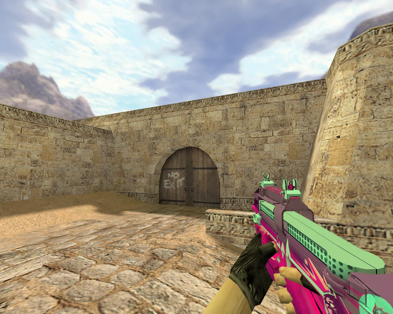 Скриншот Модель «P90 Неоновый гонщик» для CS 1.6: Обзор и Скачивание