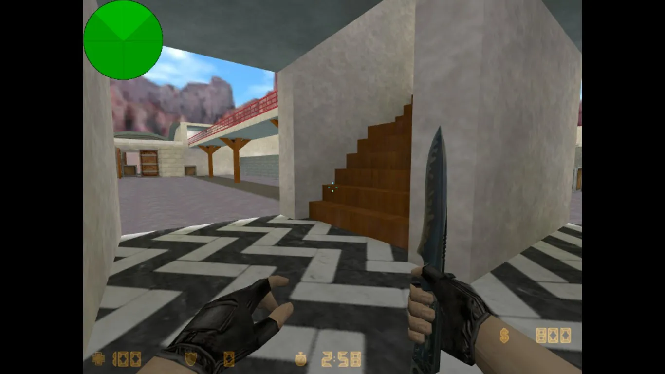 Скриншот  Карта de_melik для CS 1.6: Тактические возможности и баланс