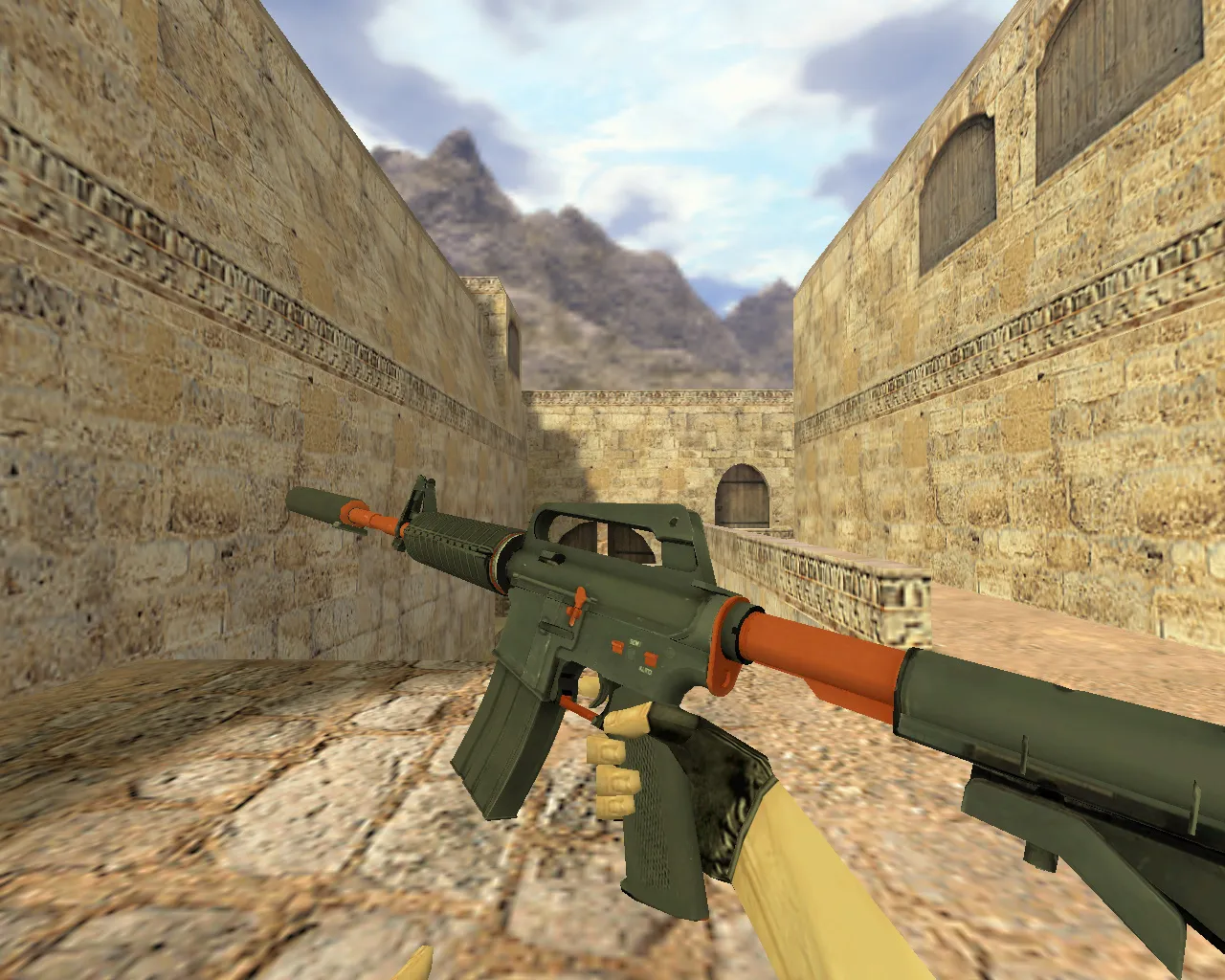 Скриншот Модель «М4А1 Нитро» v_ для CS 1.6: p_ w_ модели, звуки, анимация осмотра и текстуры