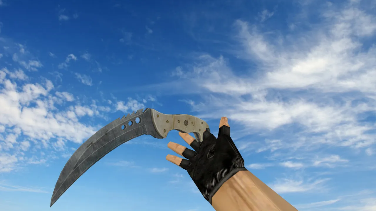 Скриншот Модель «Talon Knife Default» v_ для CS 1.6: p_ w_ файлы, звук, анимация осмотра и нормальные текстуры