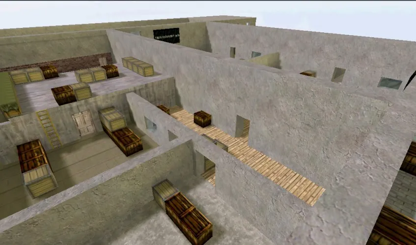 Скриншот  de_deposito для CS 1.6: настройки, тактики, .nav и оптимизация карты