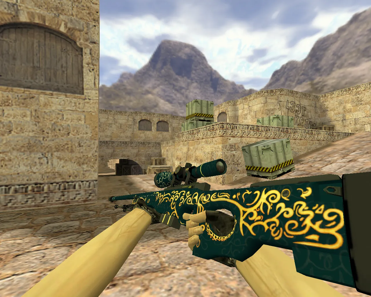 Скриншот Модель AWP Вавилон для CS 1.6 - Уникальная и качественная