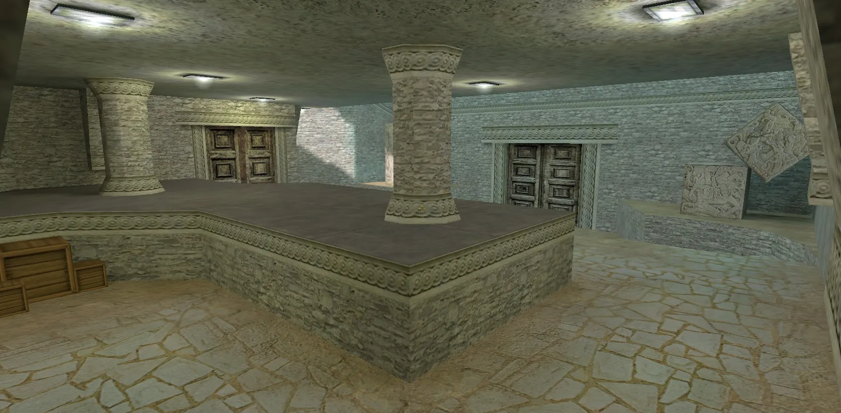 Скриншот  de_asstech для CS 1.6: .nav для ботов, баланс сторон и оптимизация wpoly/epoly