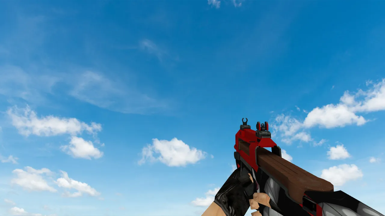 Скриншот Модель «P90 Pride» для CS 1.6 - Качественные текстуры и анимация