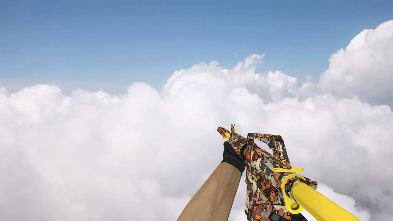 Скриншот Модель M4A1 PawPaw (v_, p_, w_) для CS 1.6: звуки, анимация осмотра, текстуры и настройка