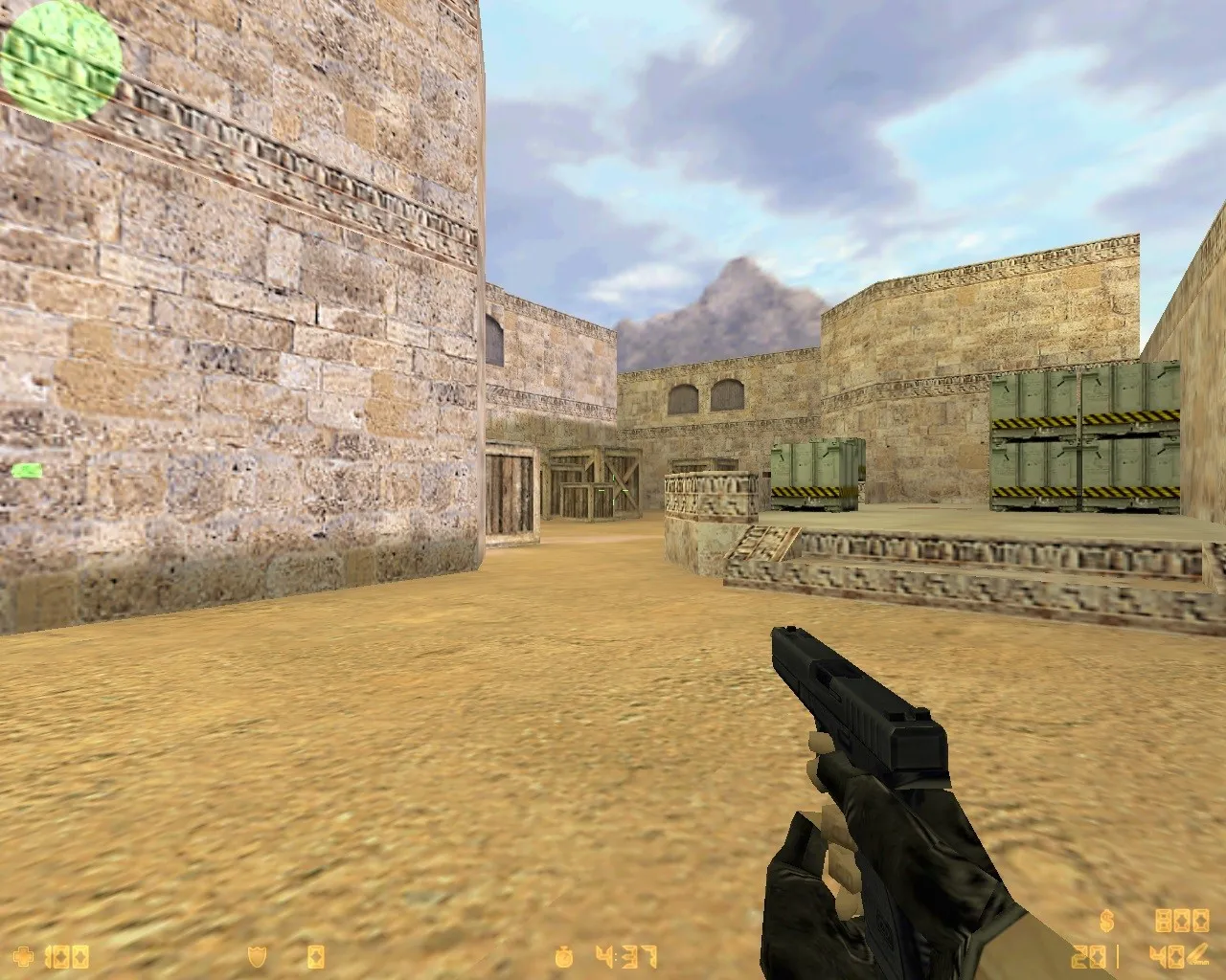 Скриншот  de_freedomp_dust — DE карта для CS 1.6: баланс сторон, точки, .nav и оптимизация wpoly/epoly