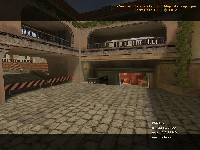 Скриншот  de_cup_rpm карта для CS 1.6: тактика T/CT, точки, .nav, оптимизация wpoly/epoly