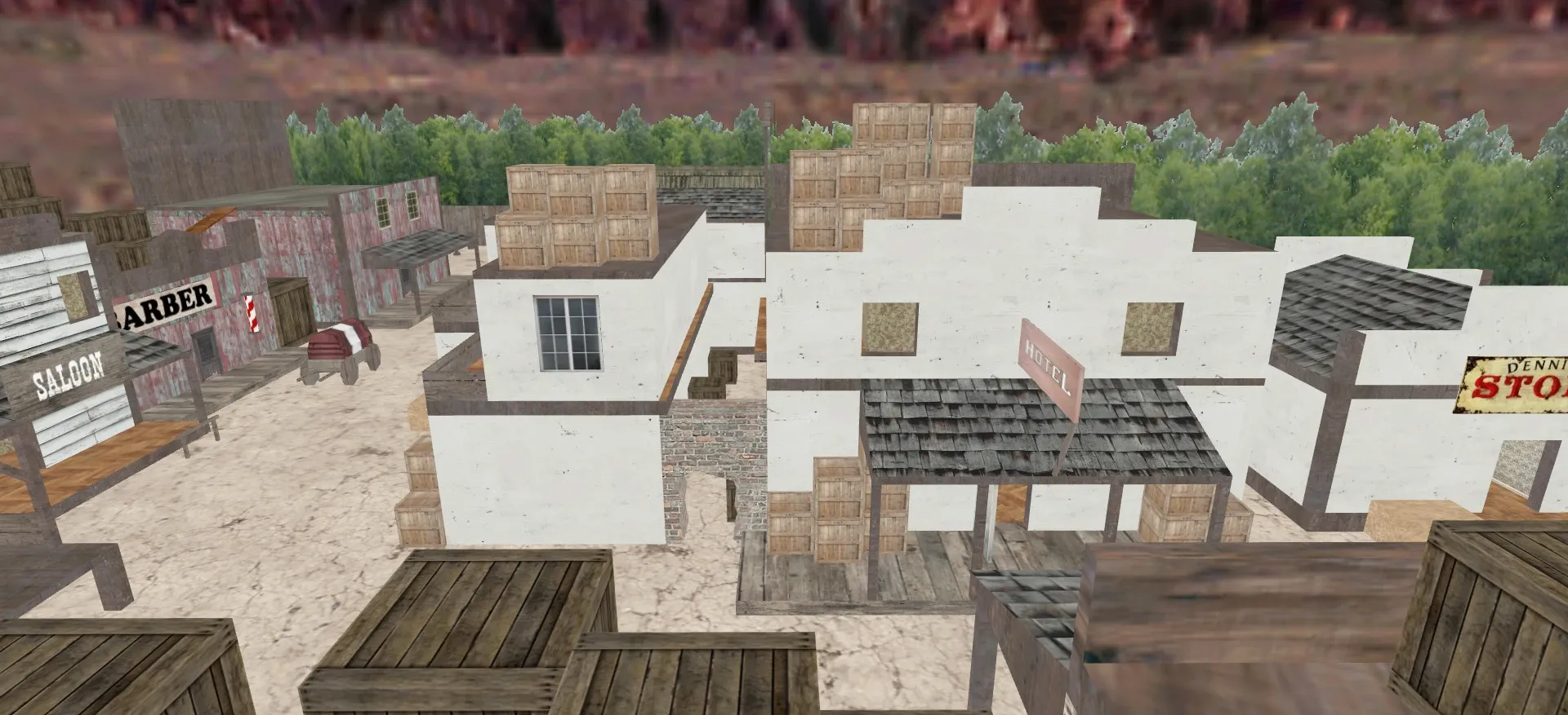 Скриншот Карта de_westwood2019_v2 для Counter-Strike 1.6 - Скачать и Играть