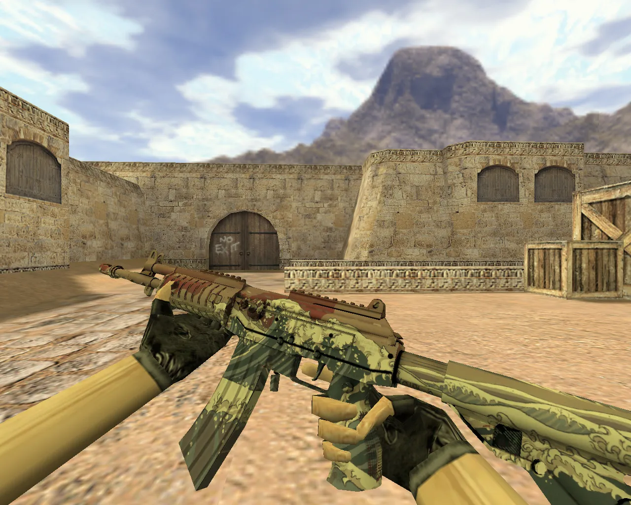 Скриншот Модель «Galil Багровое цунами» для CS 1.6 - Скачать и установить