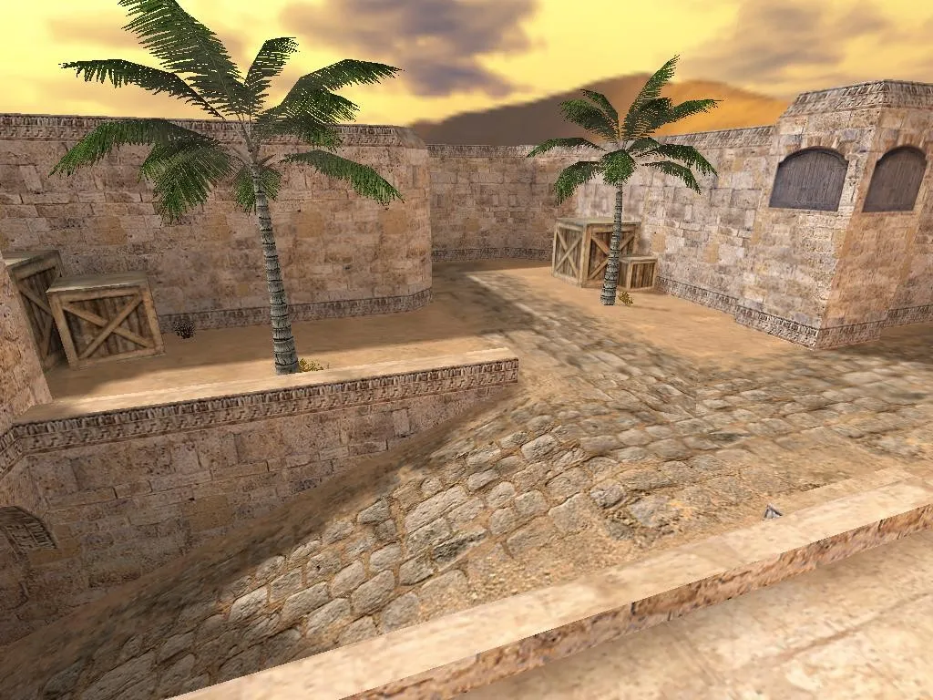 Скриншот  Карта de_byfly для CS 1.6: точки, рейты, bbot .nav, оптимизация wpoly/epoly и настройка под фпс