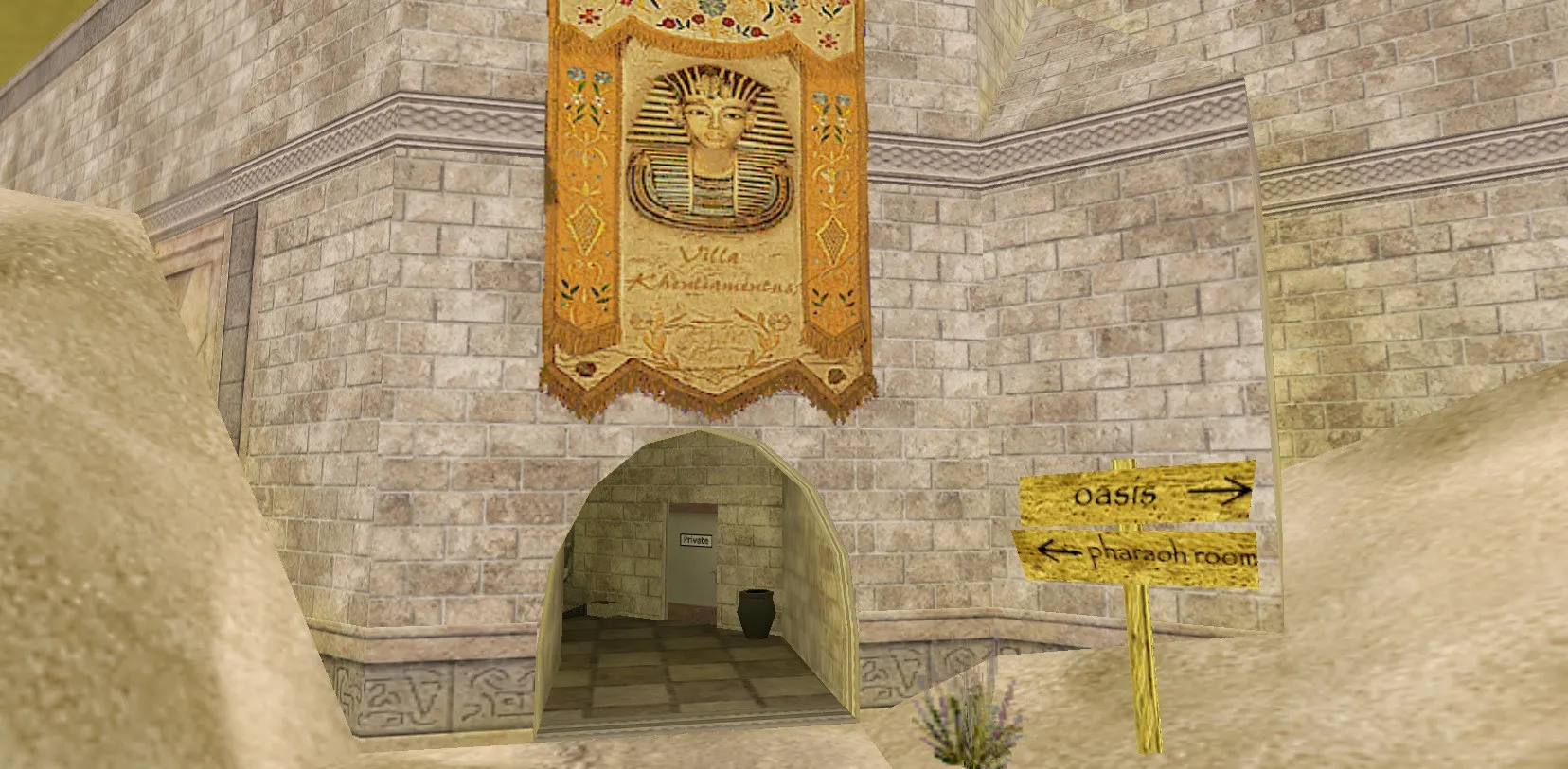 Скриншот  Карта de_sandstorm для CS 1.6 - Тактические возможности и баланс сторон