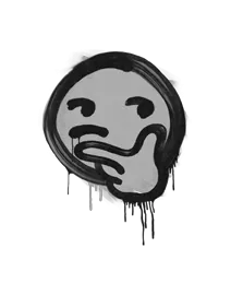 Скриншот Граффити «Задумчивость» для CS 1.6 - уникальный стиль в игре