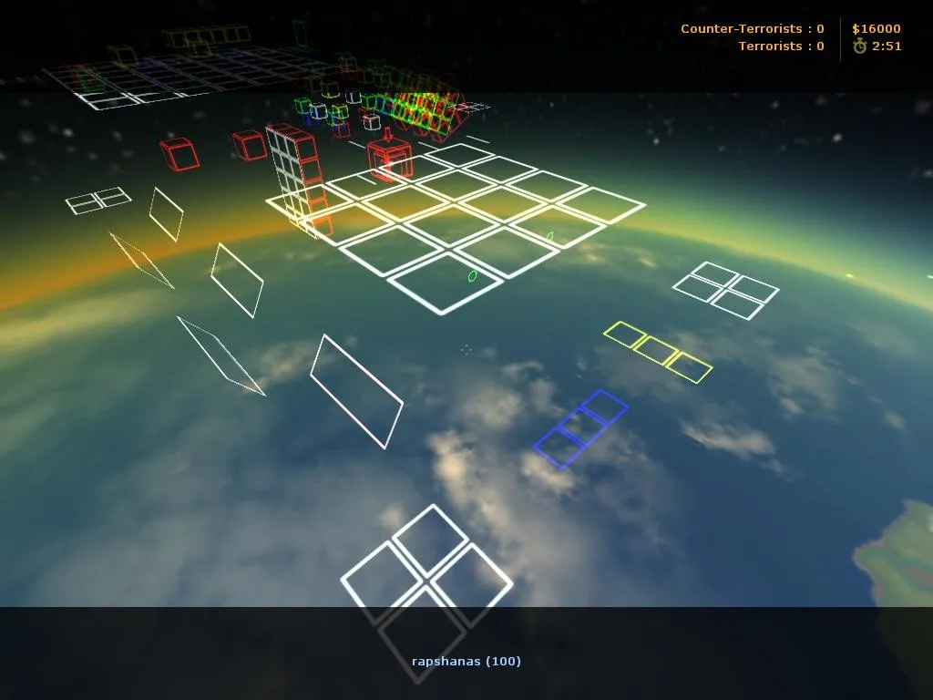 Скриншот  deathrun_vacuum_clarion — карта Deathrun для CS 1.6: точки, раунды, .nav и оптимизация