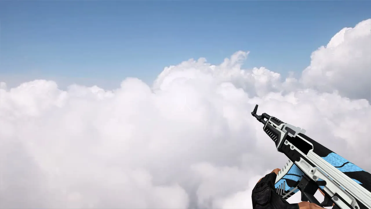 Скриншот Модель v_ и p_ Default AK-47 Vulcan для CS 1.6: звуки, анимация осмотра, качество текстур