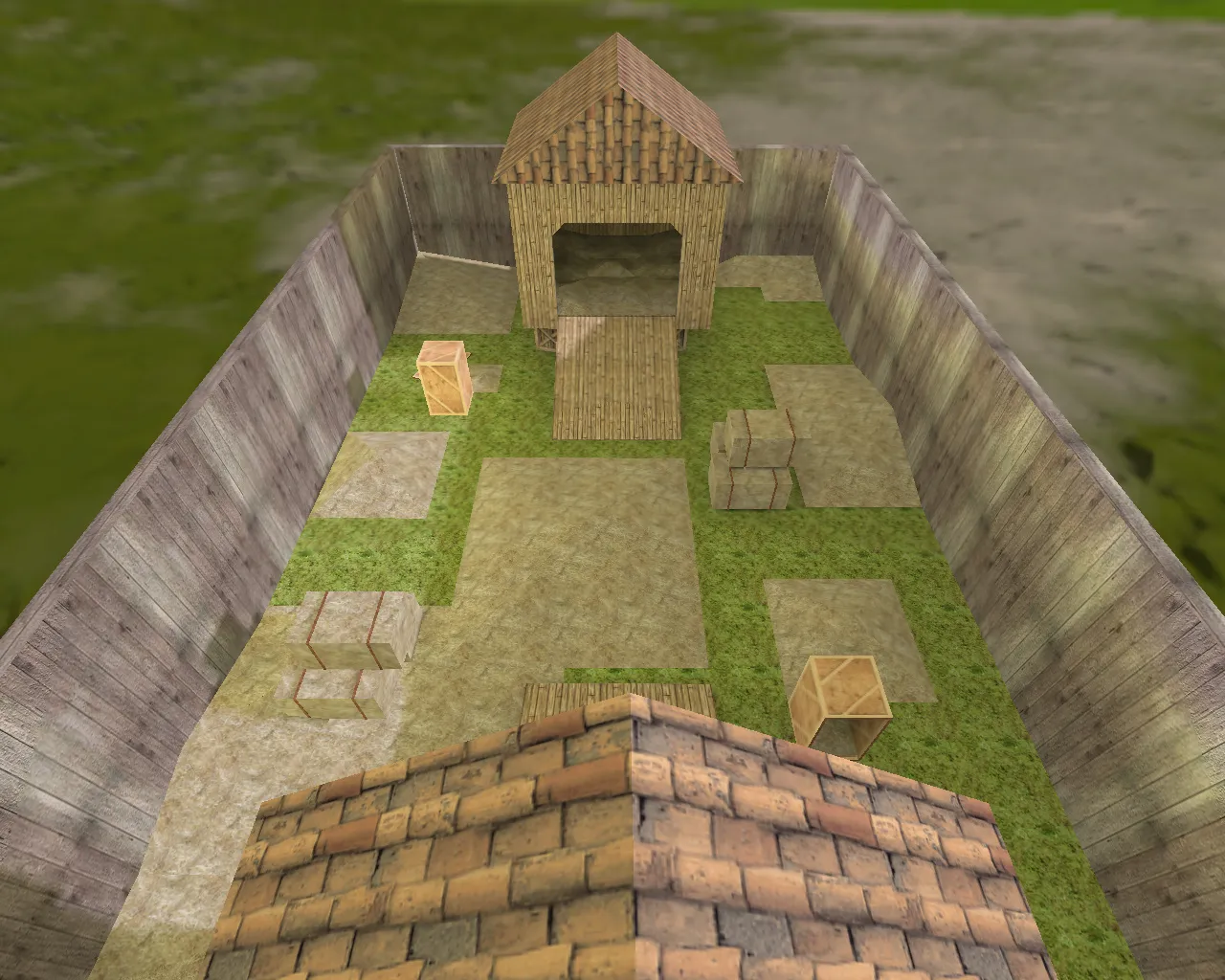 Скриншот  aim_kuriatnik для CS 1.6: прицеливание, позиции, тренировка на боты и стабильный фпс