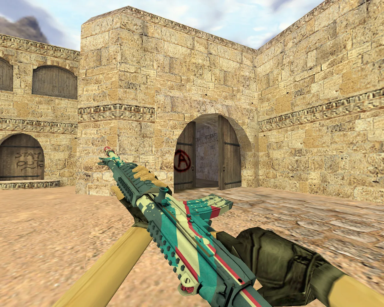 Скриншот Модель «Galil Леденец» для CS 1.6 - Погрузитесь в игру