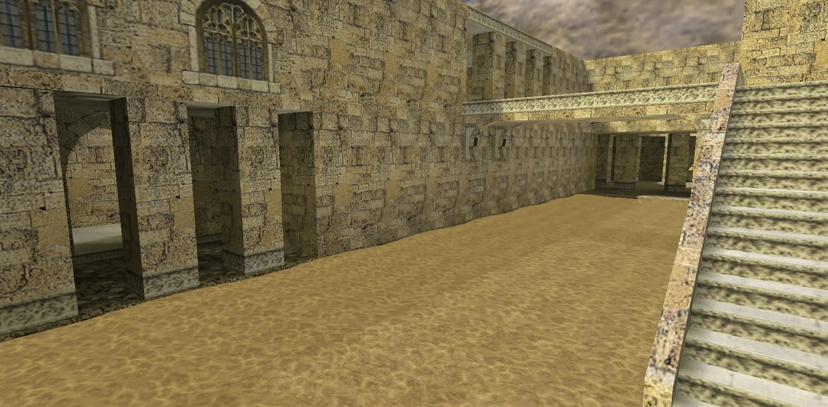 Скриншот Карта de_bashkortostan для CS 1.6: тактика за T и CT, точки контроля, .nav и оптимизация