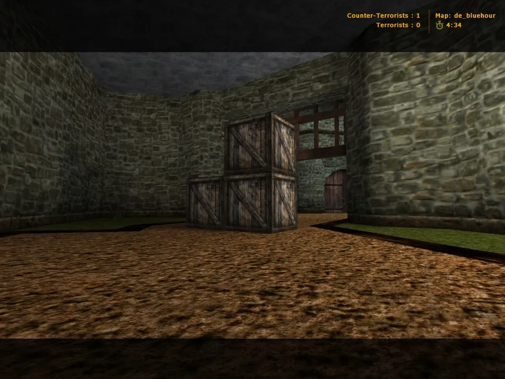 Скриншот de_bluehour для CS 1.6 — обзор карты, тактика за Т и КТ, навигация ботов и оптимизация