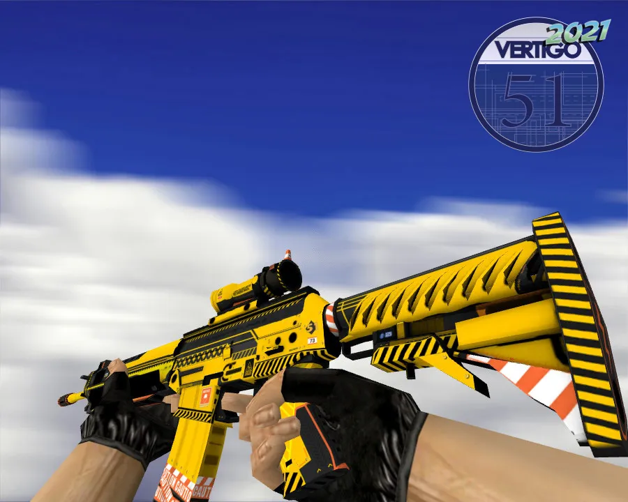 Скриншот SG 553 | Плата за риск (Hazard Pay) для CS 1.6 - Качественный скин