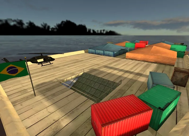 Скриншот Карта de_amazonas для CS 1.6: тактика, точки, .nav, оптимизация wpoly/epoly и настройка сервера