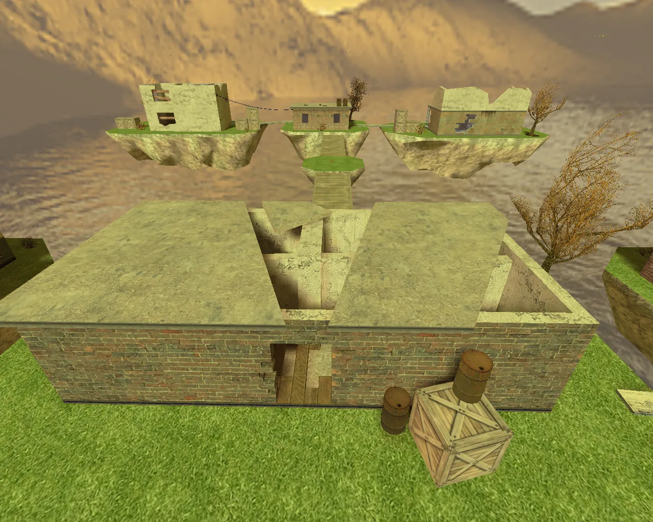 Скриншот  Карта awp_crhd для CS 1.6: точки под AWP, планировка, .nav и оптимизация