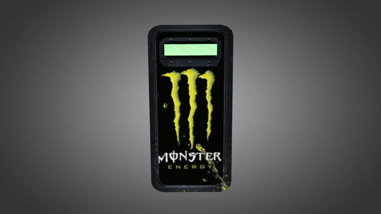 Скриншот Модель «Monster Energy Shield» для CS 1.6: v_ / p_ / w_ файлы, звуки, анимация осмотра, текстуры 1024x1024