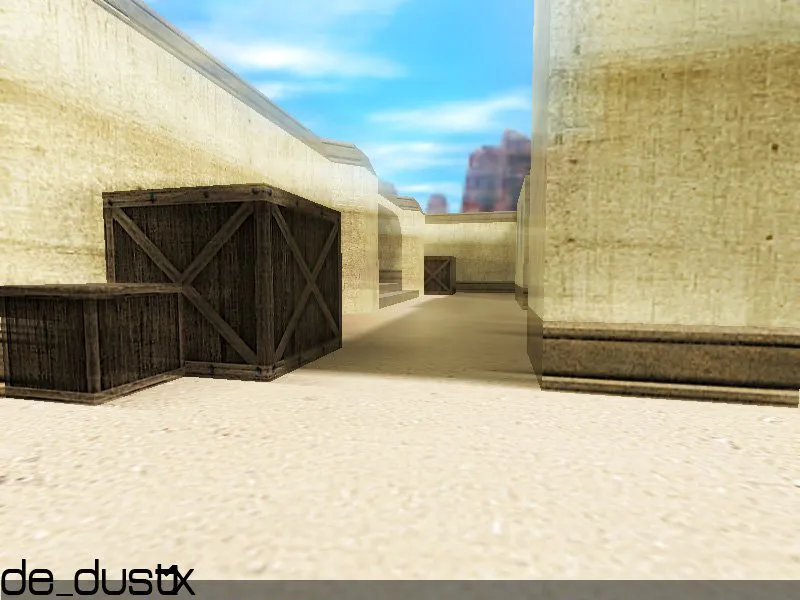 Скриншот  Карта de_dust1x для CS 1.6: точки, раунды, .nav и оптимизация wpoly/epoly
