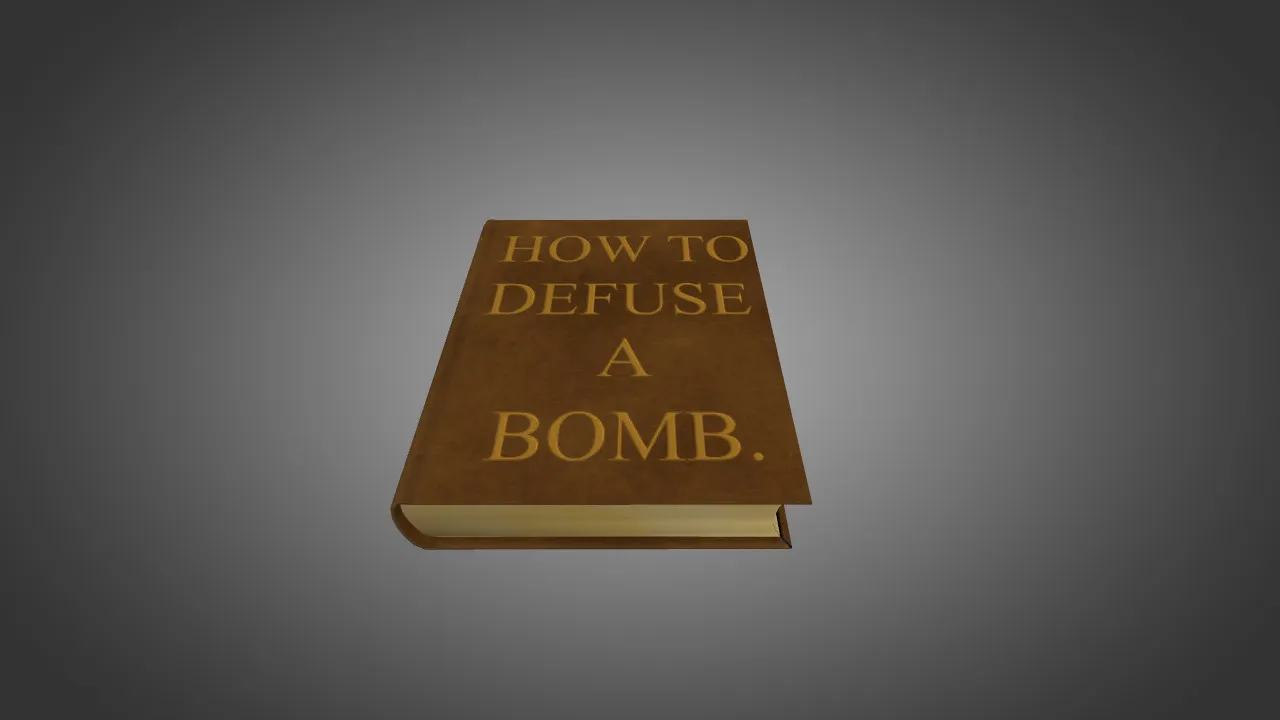 Скриншот Модель щипцов v_ How to Defuse a Bomb Book для CS 1.6: звуки, анимация осмотра, текстуры