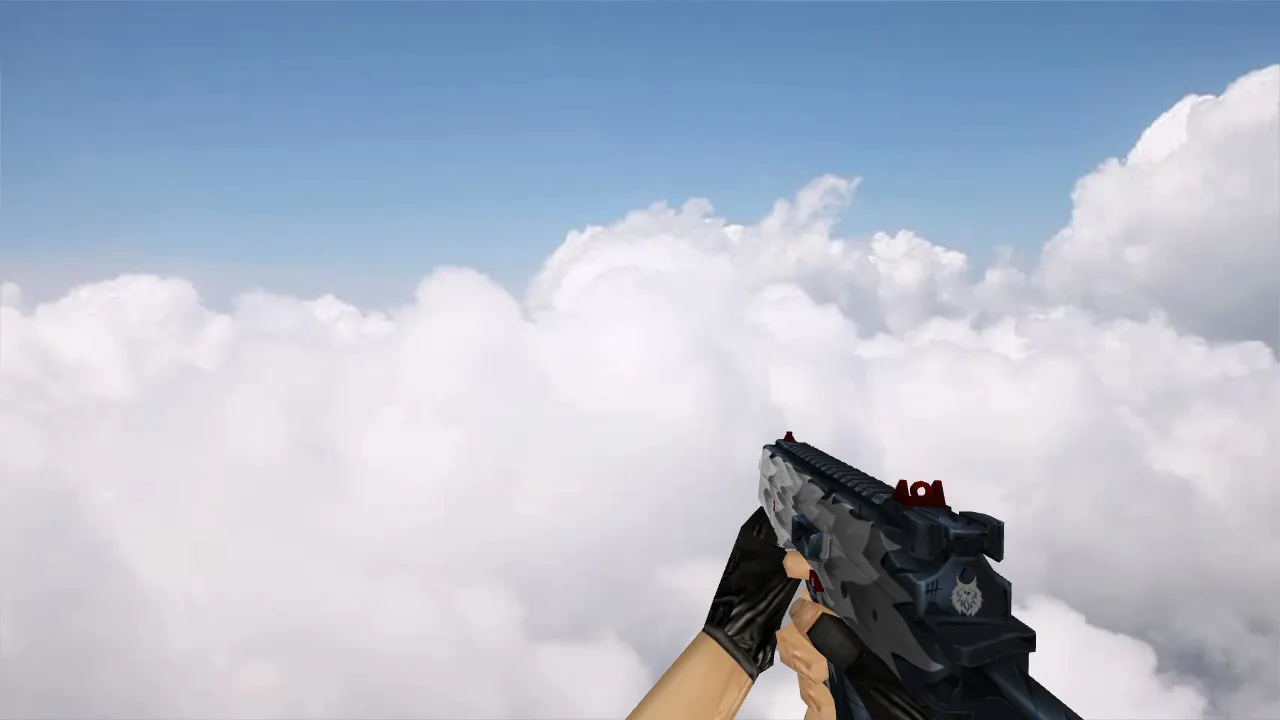 Скриншот Модель MP9 White Fang для CS 1.6 - Качество и Уникальность