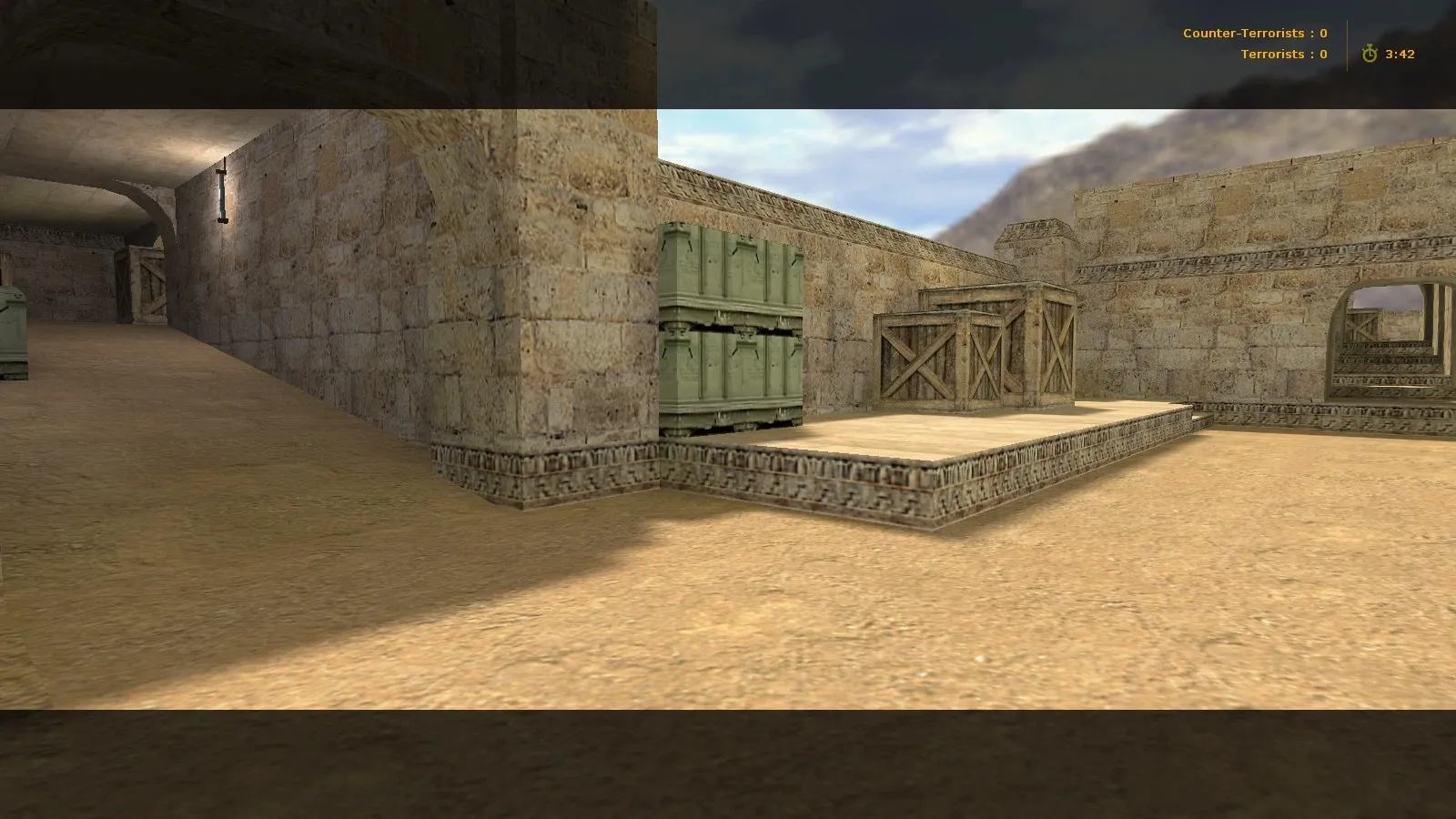 Скриншот Карта de_dust_hruk для CS 1.6: баланс сторон, тактика точек, .nav для ботов и оптимизация