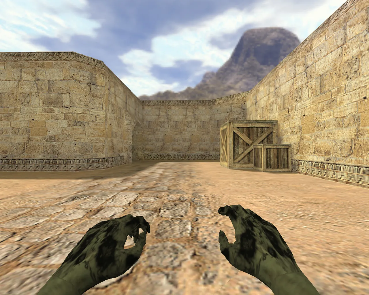 Скриншот Модель «Руки зомби» для CS 1.6: v_ и p_ файлы, звуки, анимация осмотра, текстуры и настройка под нож