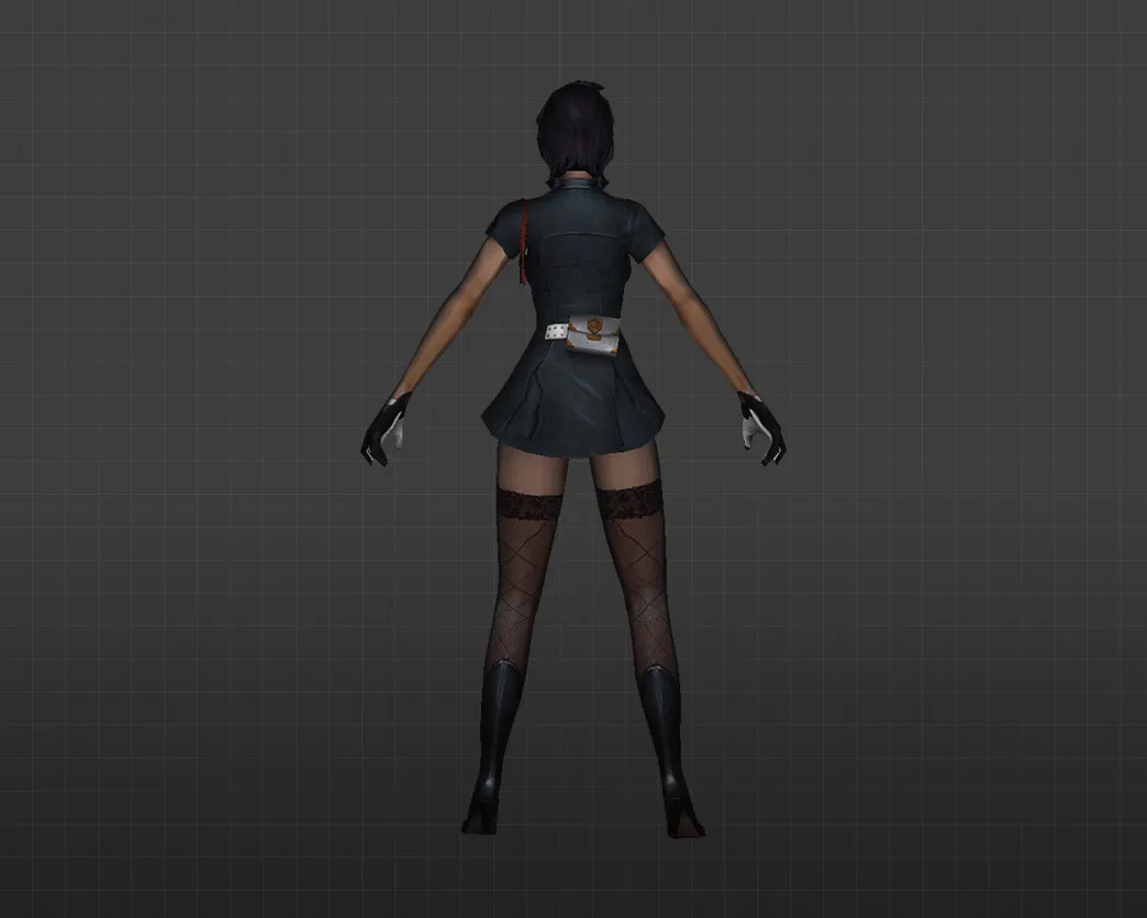 Скриншот Модель «Девчонка короткая юбчонка» для CS 1.6 - Уникальность и стиль