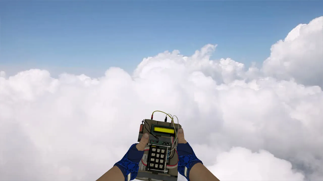 Скриншот Пак моделей оружия «Hand Wraps Cobalt Skulls Pack» для CS 1.6: v_ p_ w_ модели, звуки, анимация осмотра и текстуры