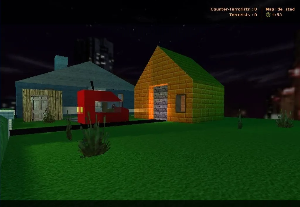 Скриншот Карта de_stad для CS 1.6: Тактические возможности и оптимизация