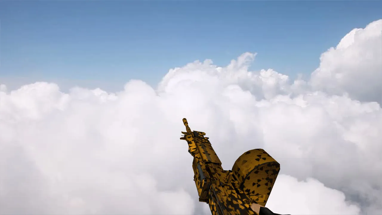 Скриншот Модель Negev 'Радиоактивные отходы' для CS 1.6 – Качественный скин