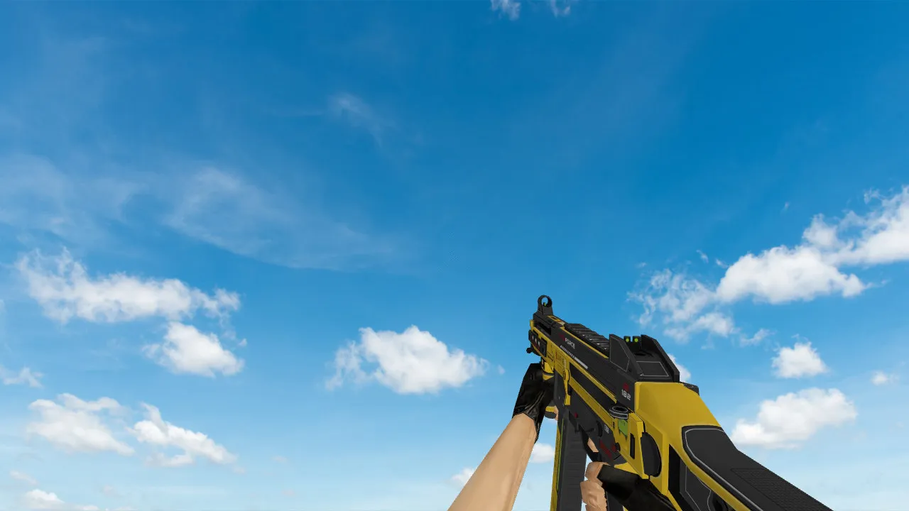 Скриншот Модель «UMP-45 Tech Forse» для CS 1.6: Обзор и Загрузка