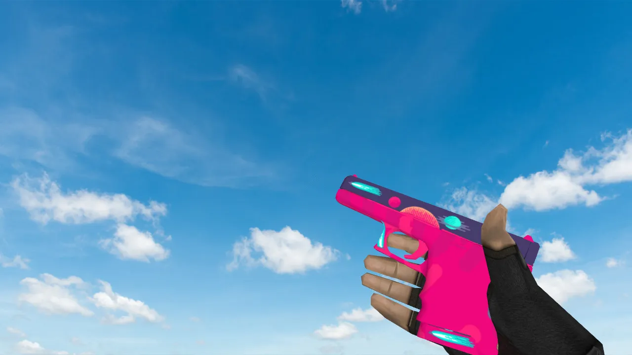 Скриншот Модель Glock Space Storm для CS 1.6 – Погрузитесь в космическую атмосферу