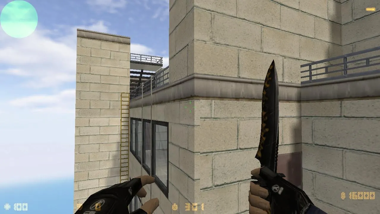 Скриншот  Карта de_mw3hardhat_mix для CS 1.6: Тактики и особенности