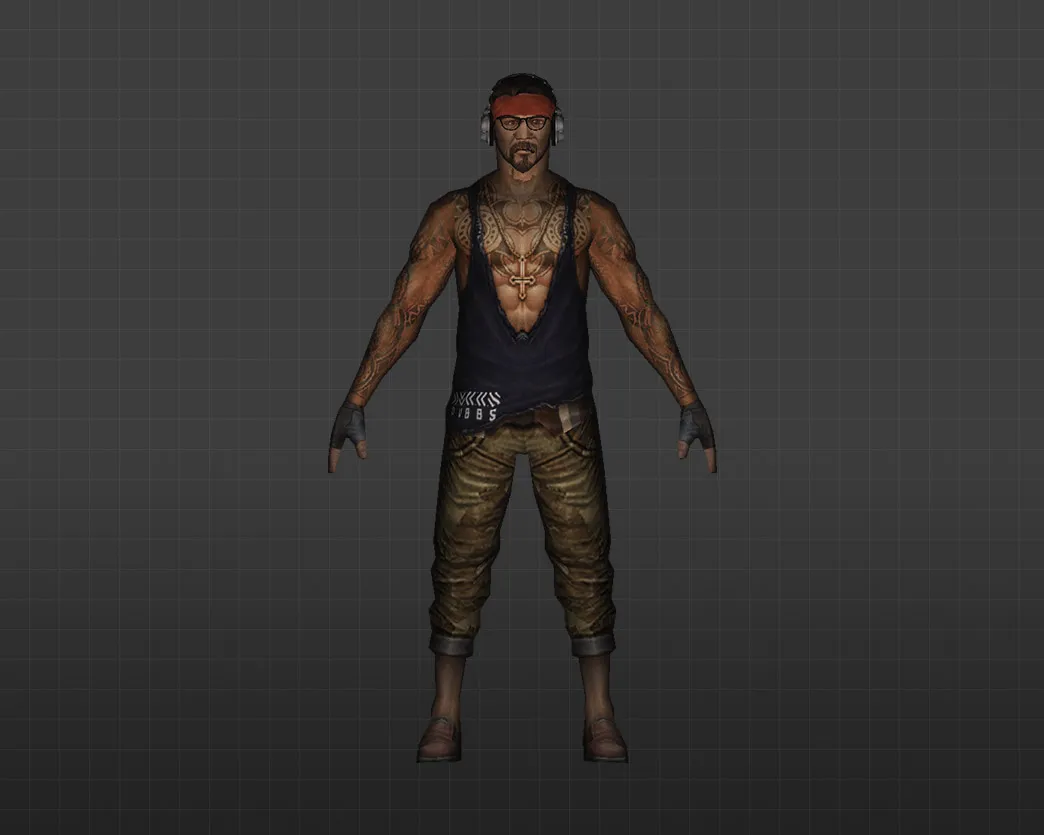 Скриншот Модель «Современный Guerilla» для CS 1.6 - Уникальный скин для игроков