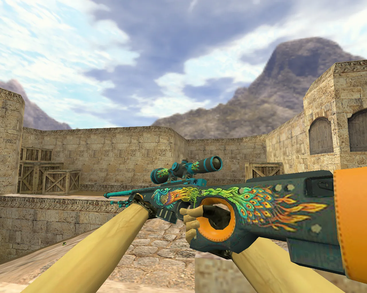 Скриншот Модель «AWP Яростный павлин» для CS 1.6 - Скачать и установить