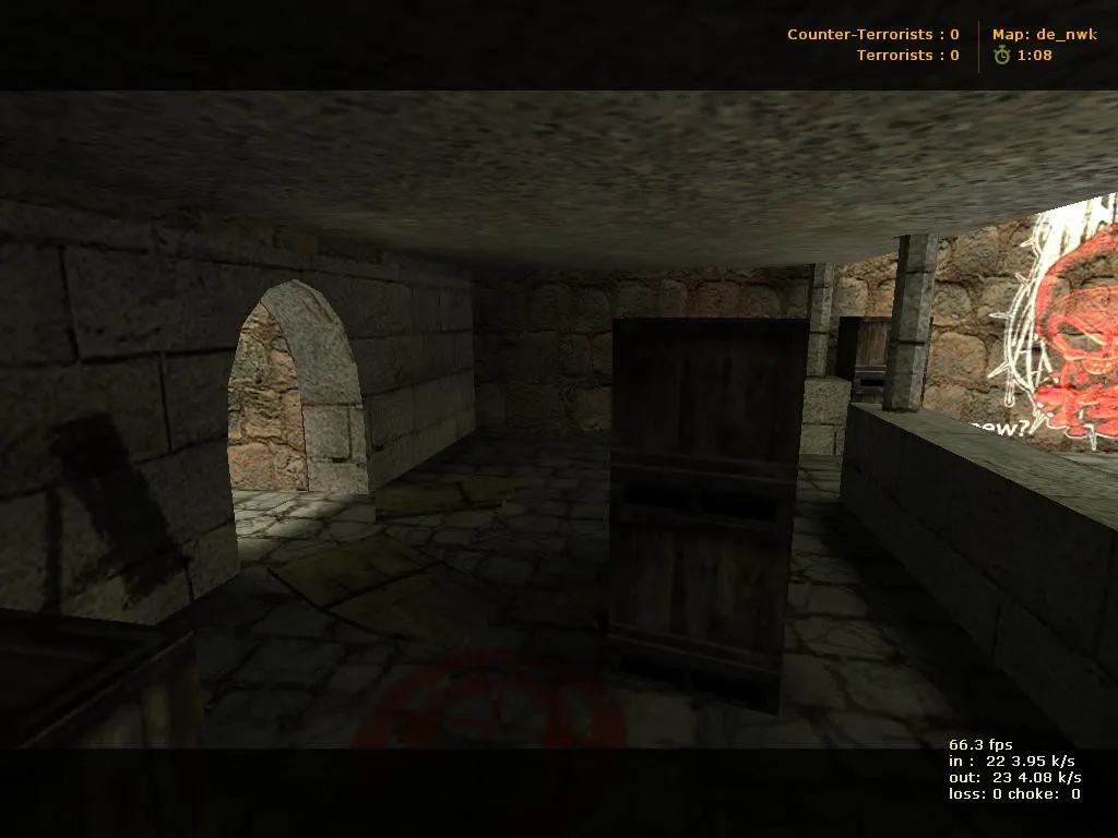 Скриншот  Карта de_nwk для CS 1.6: Тактика и Оптимизация