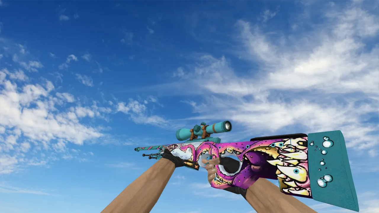 Скриншот Модель AWP Ocean Peak для CS 1.6 - Качество и Детализация