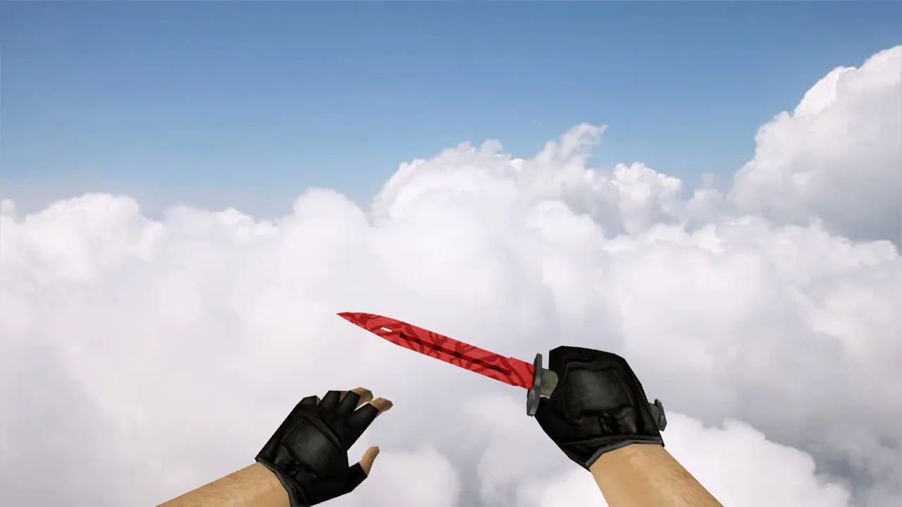 Скриншот Модель ножа «Штык-нож Убийство» v_ для CS 1.6: p_ и w_ модели, звуки и анимация осмотра