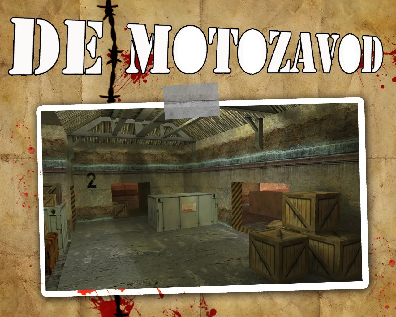 Скриншот  Карта de_motozavod для CS 1.6 – тактические возможности и оптимизация