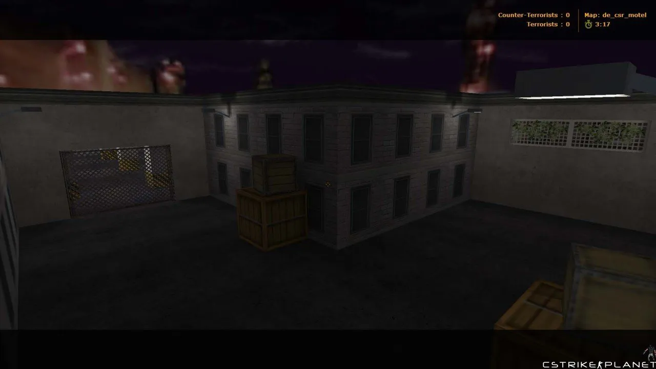 Скриншот de_csr_motel карта для CS 1.6: тактики за Т и КТ, точки контроля, .nav и оптимизация под сервера