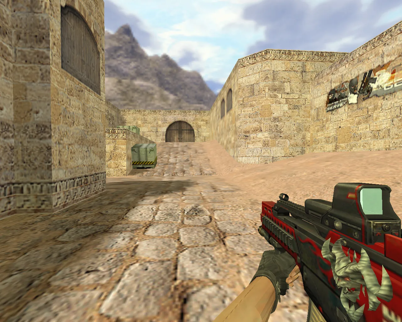 Скриншот Модель P90 Дракон будущего для CS 1.6: Уникальный скин