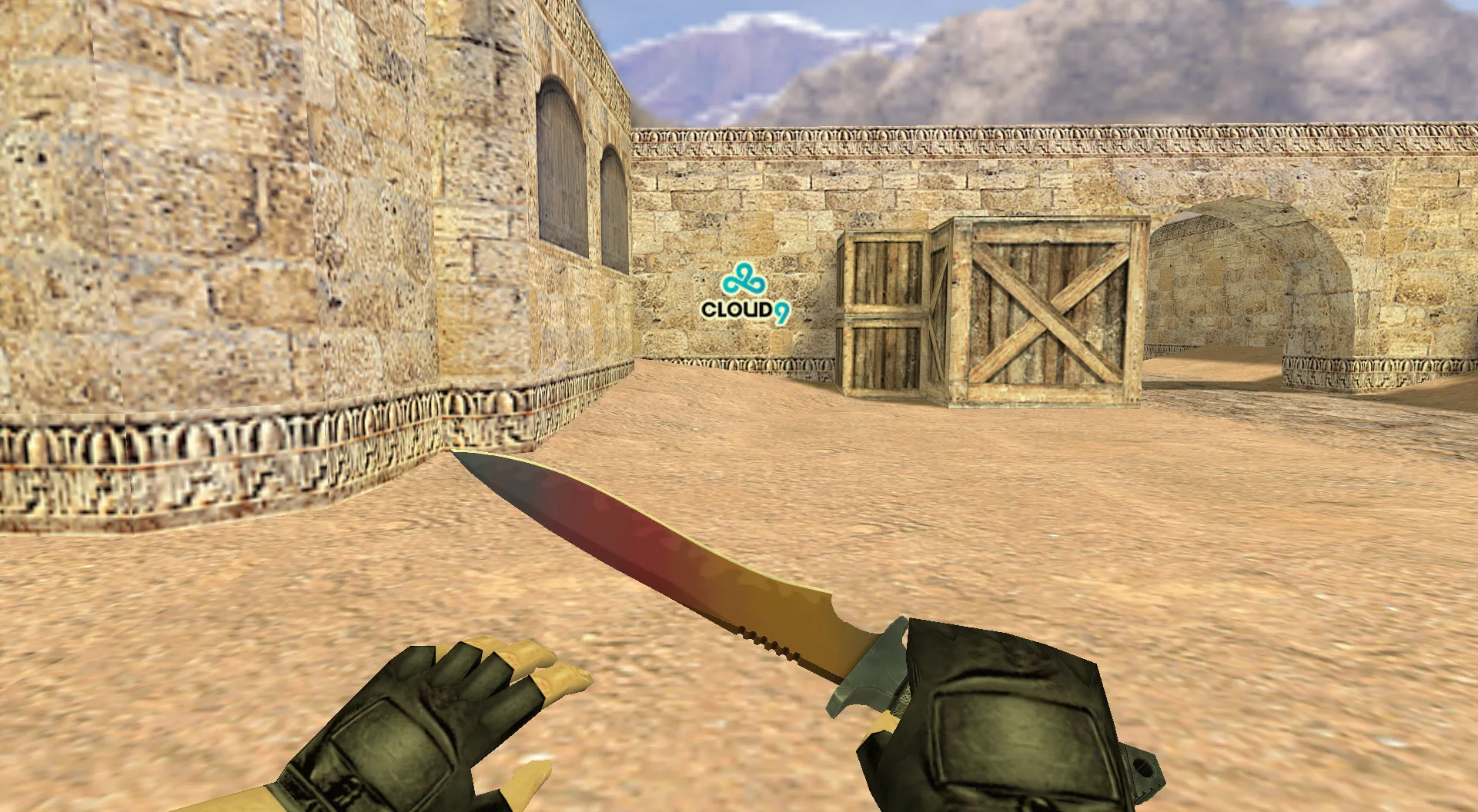 Скриншот Граффити «Cloud9 Logo» для CS 1.6 - Киберспорт на максимум!