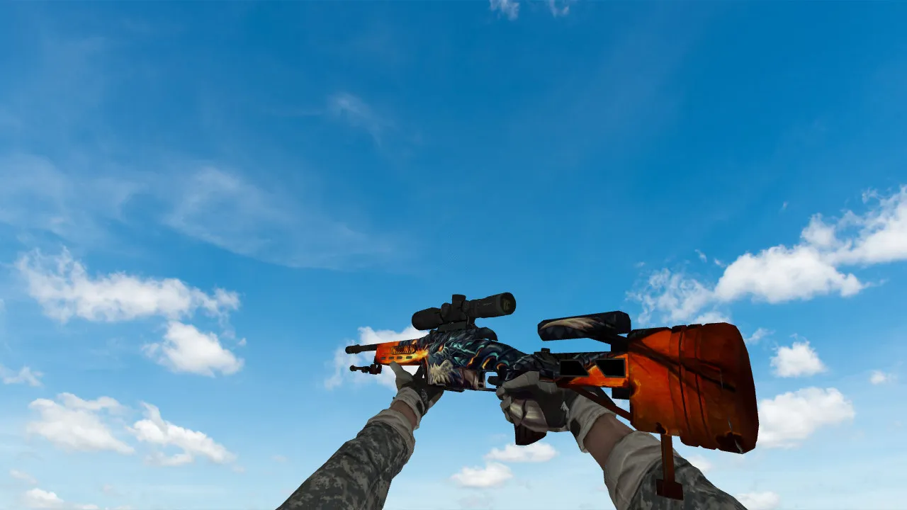 Скриншот  Пак моделей оружия «BasildoomHD» для CS 1.6: v_, p_, w_ модели, звуки, анимация осмотра и качество текстур