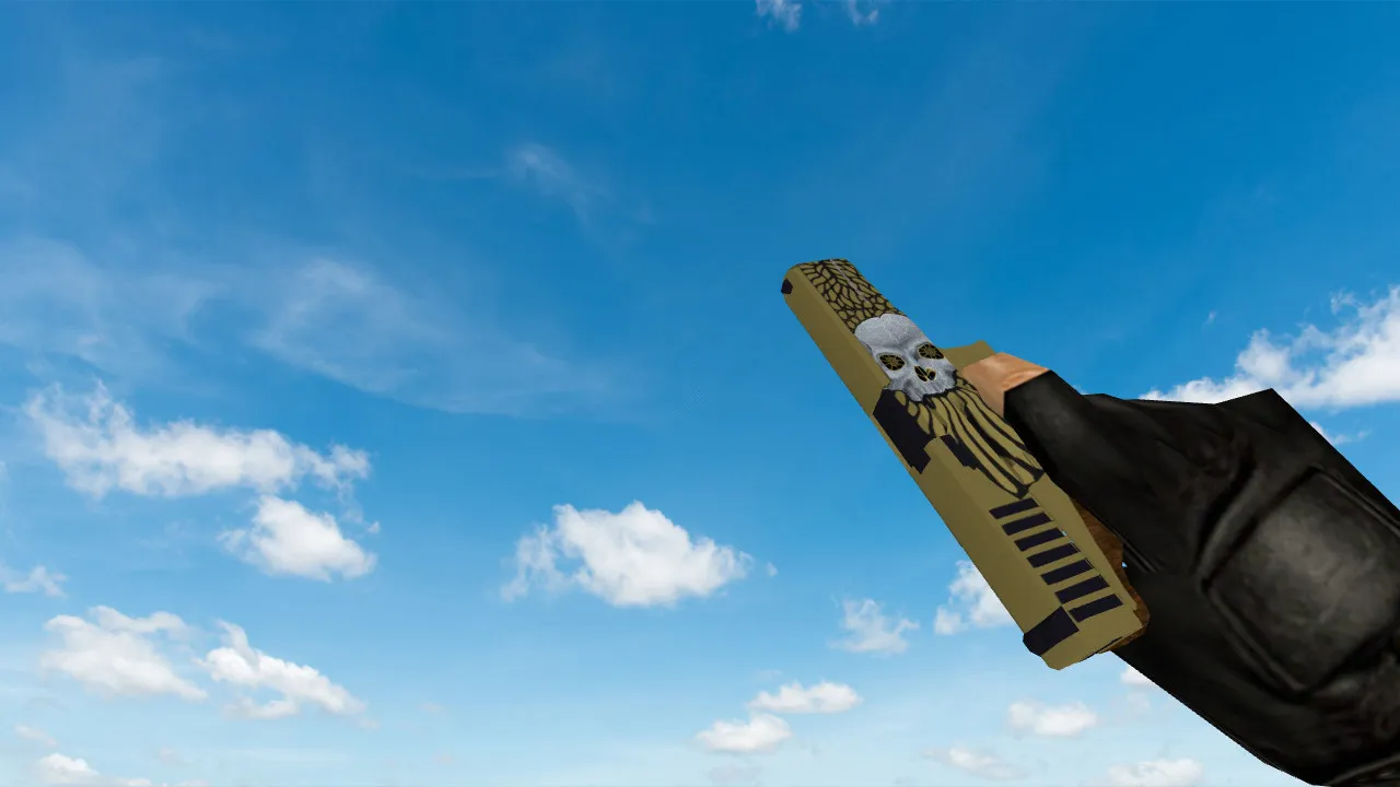 Скриншот Модель Glock «Йорик» для CS 1.6 – Уникальный стиль игры